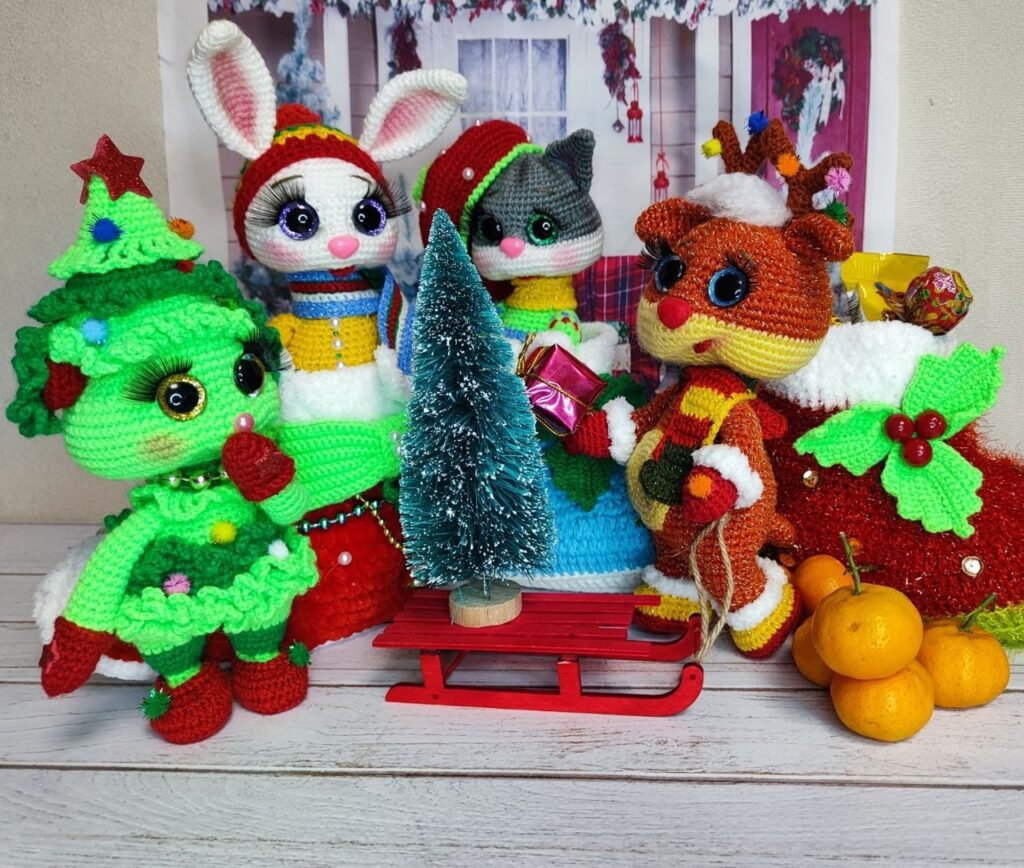 Новогодняя Ёлочка в сапожке