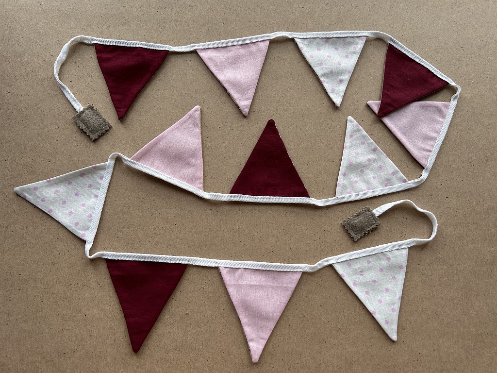 Гирлянда тканевая двухсторонняя