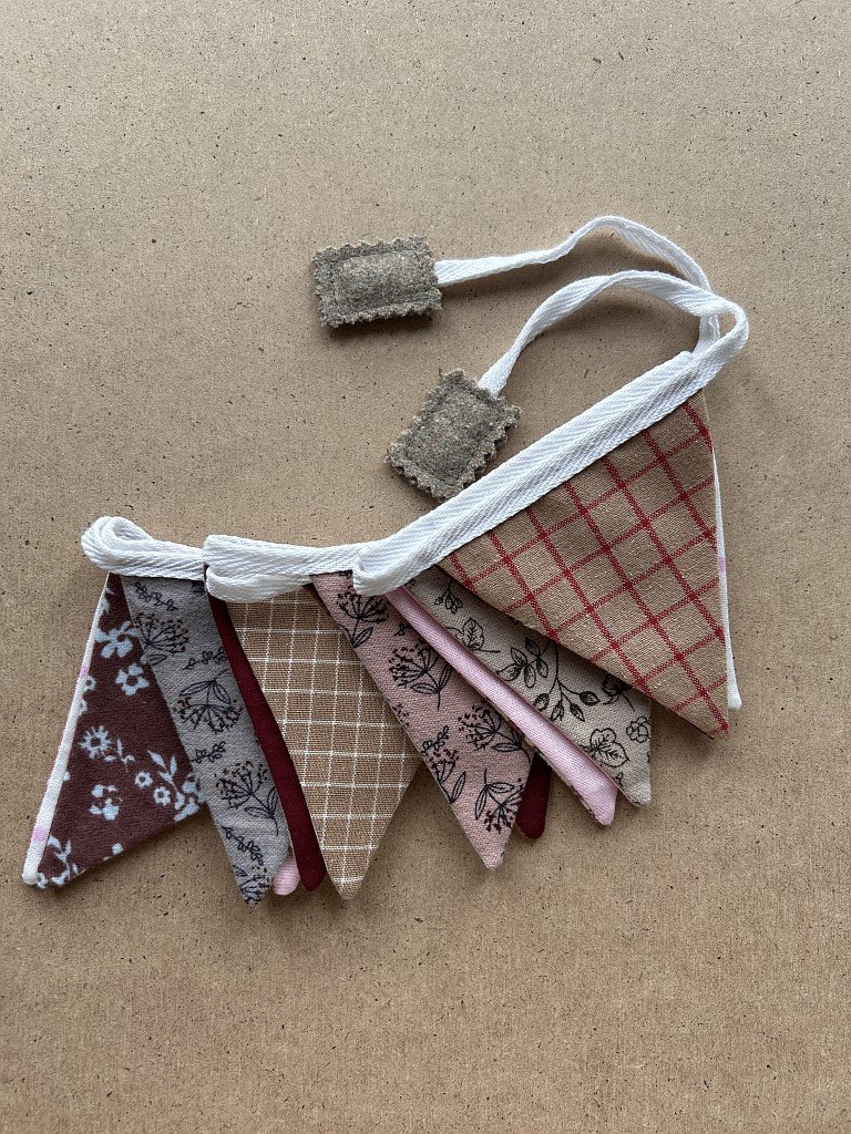 Гирлянда тканевая двухсторонняя