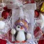 Елочная игрушка «Пингвиненок»