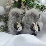 Брошь Ëжик с узелком