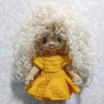Кукла вязаная Лёлечка