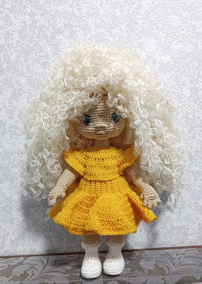 Кукла вязаная Лёлечка