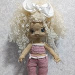 Кукла вязаная Лёлечка