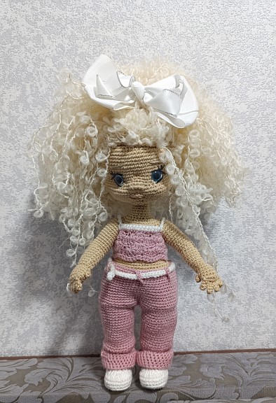 Кукла вязаная Лёлечка