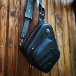 Рюкзак/слинг из натуральной кожи