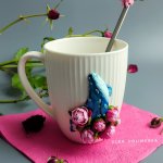 Ложка с пионами