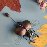 Брошь-игла жук хамелеон