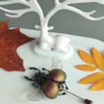 Брошь-игла жук хамелеон