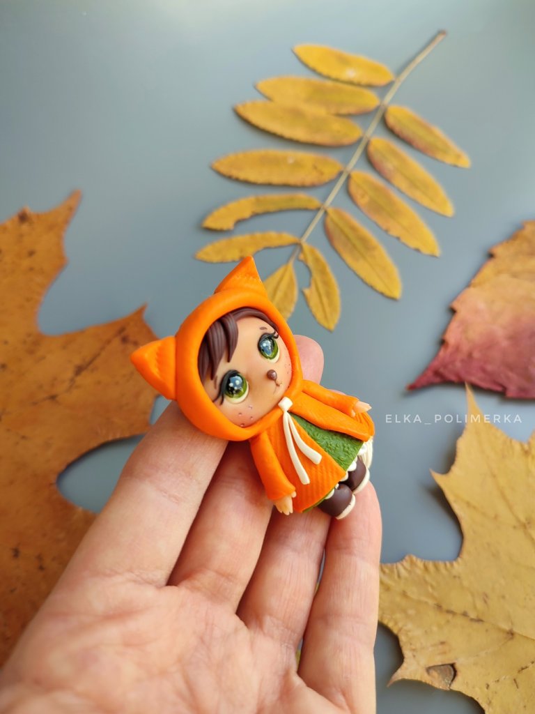 Брошь «Лисёнок»