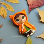 Брошь «Лисёнок»