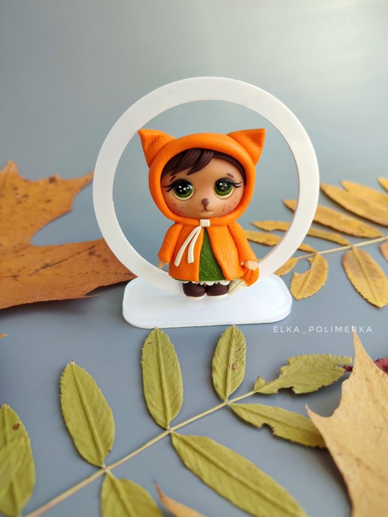 Брошь «Лисёнок»