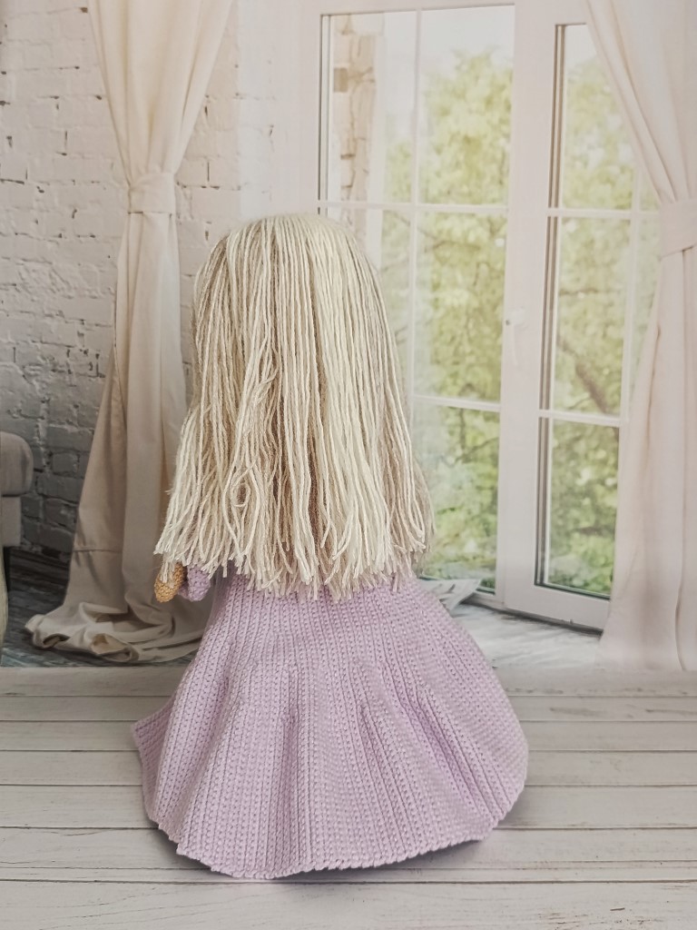 Кукла вязаная интерьерная «Профессор Дамблдор»