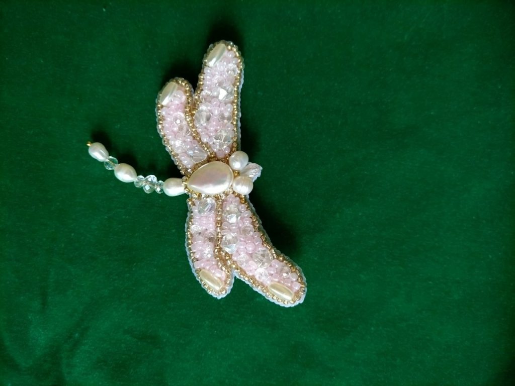 Брошь стрекоза