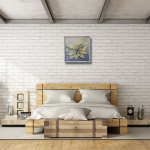 Текстурная картина Солнечный цветок