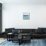 Текстурная картина Голубое море