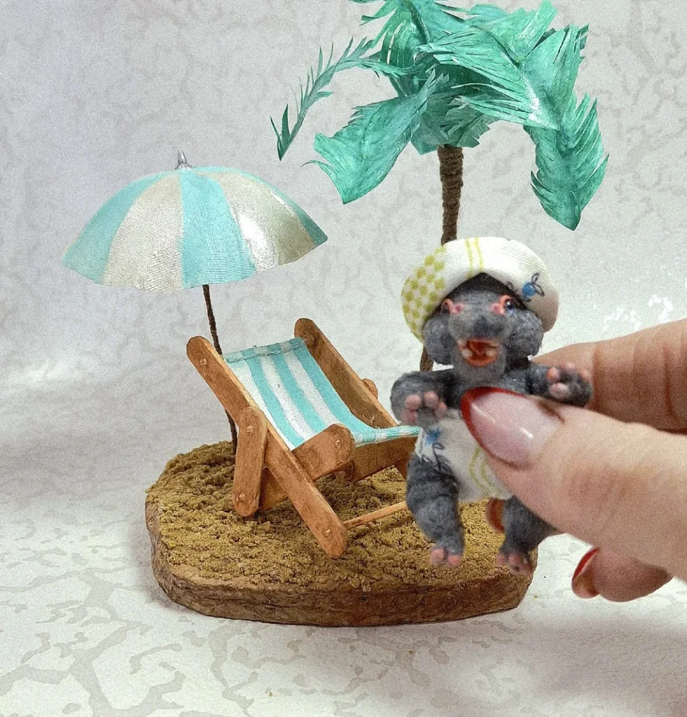 Бегемотик на пляже