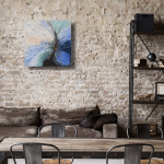 Текстурная картина Космический цветок