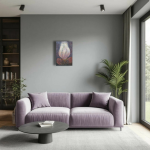 Текстурная картина Ирисовый бутон