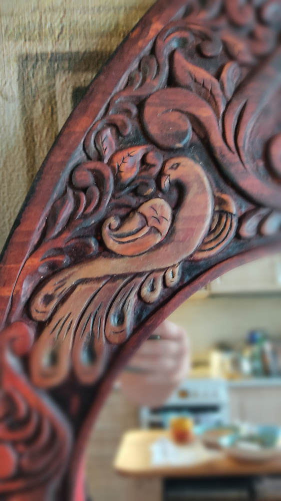 Настенное зеркало в русском стиле — Берегиня