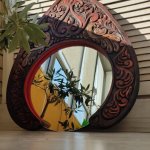 Настенное зеркало в русском стиле — Берегиня