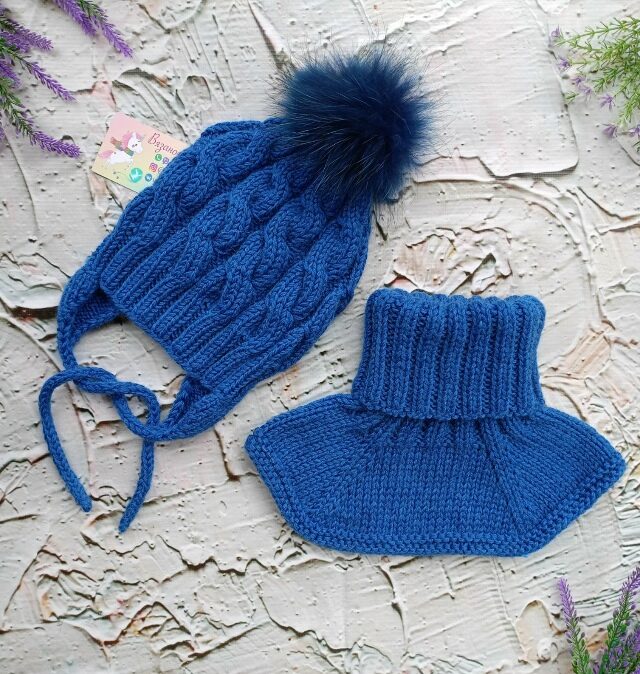 Шапка и снуд на мальчика