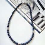 Чокер лазурит тёмный