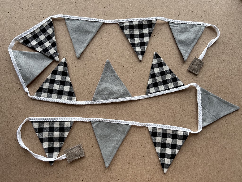 Гирлянда тканевая двухсторонняя