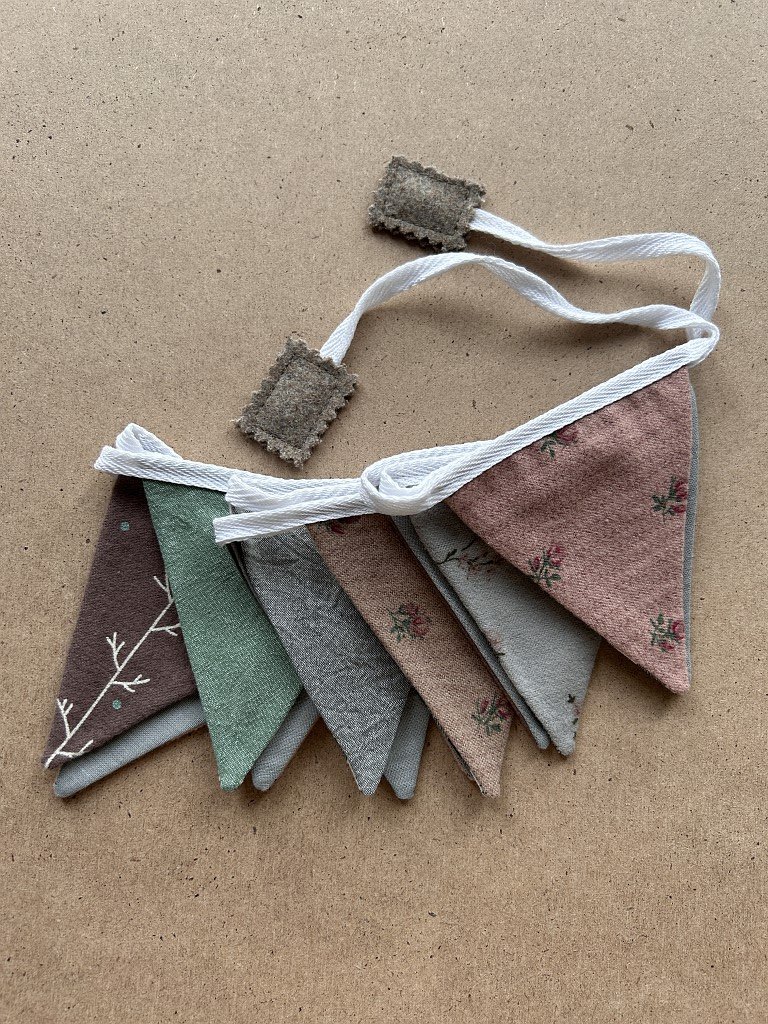 Гирлянда тканевая двухсторонняя