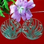 Комплект украшений кольца-квиллинг.