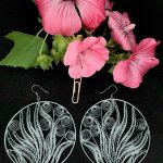 Комплект украшений кольца-квиллинг.