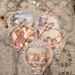 Новогодние медальоны