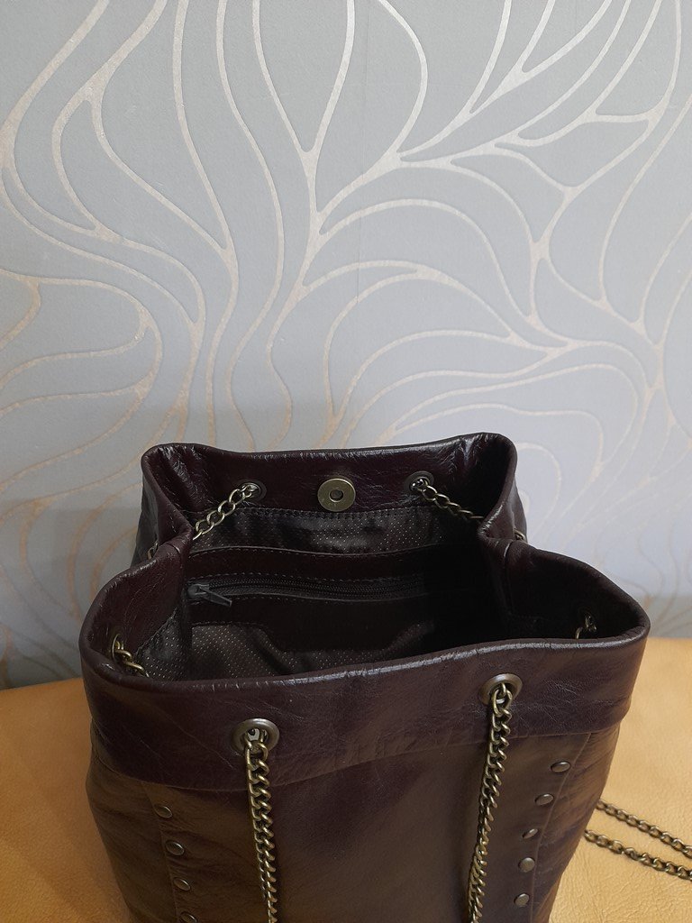 Сумочка мешочек на цепочки