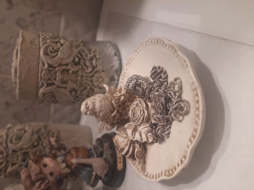 Тарелочка с птичками для мелочей.