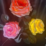 Светильники букеты