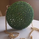 Круглая сумочка из бусин