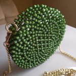 Круглая сумочка из бусин