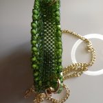 Круглая сумочка из бусин