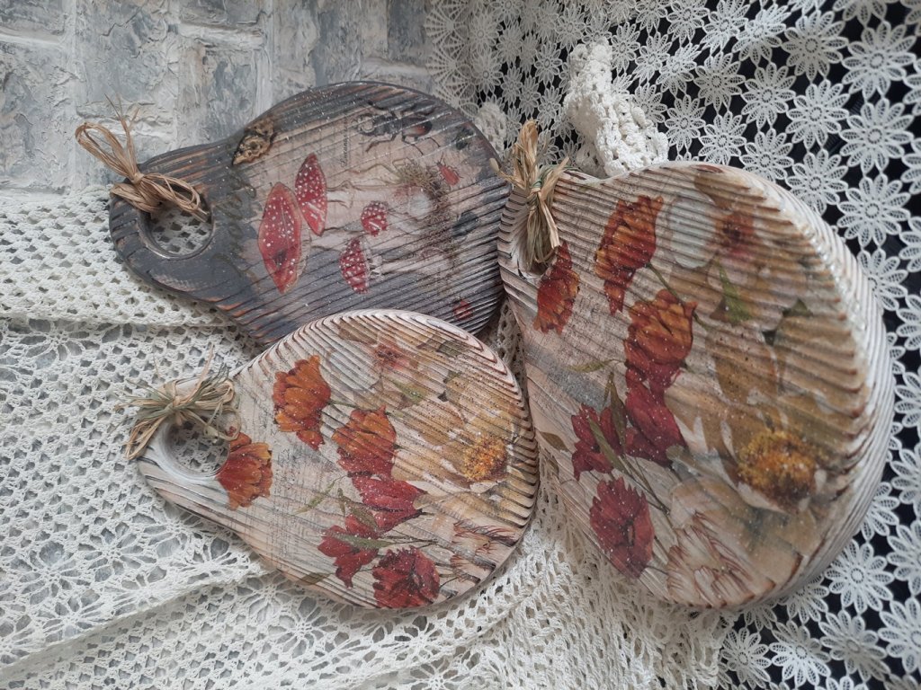 Разделочные доски интерьерные