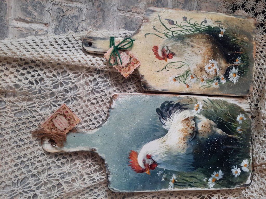 Разделочные доски интерьерные