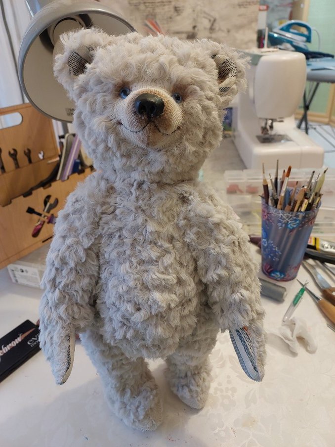 Мишка Тоби, ручная работа