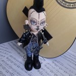 Кукла ручной работы Панк