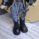 Кукла ручной работы Панк