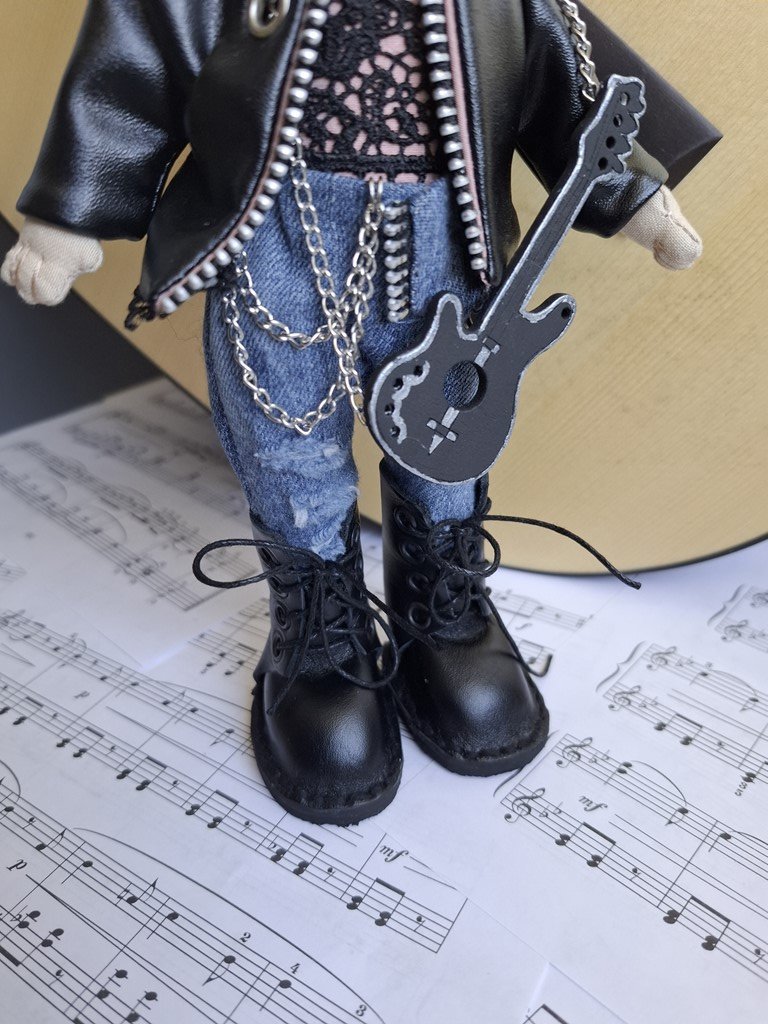 Кукла ручной работы Панк