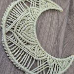 Панно ангел макраме