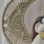 Панно ангел макраме