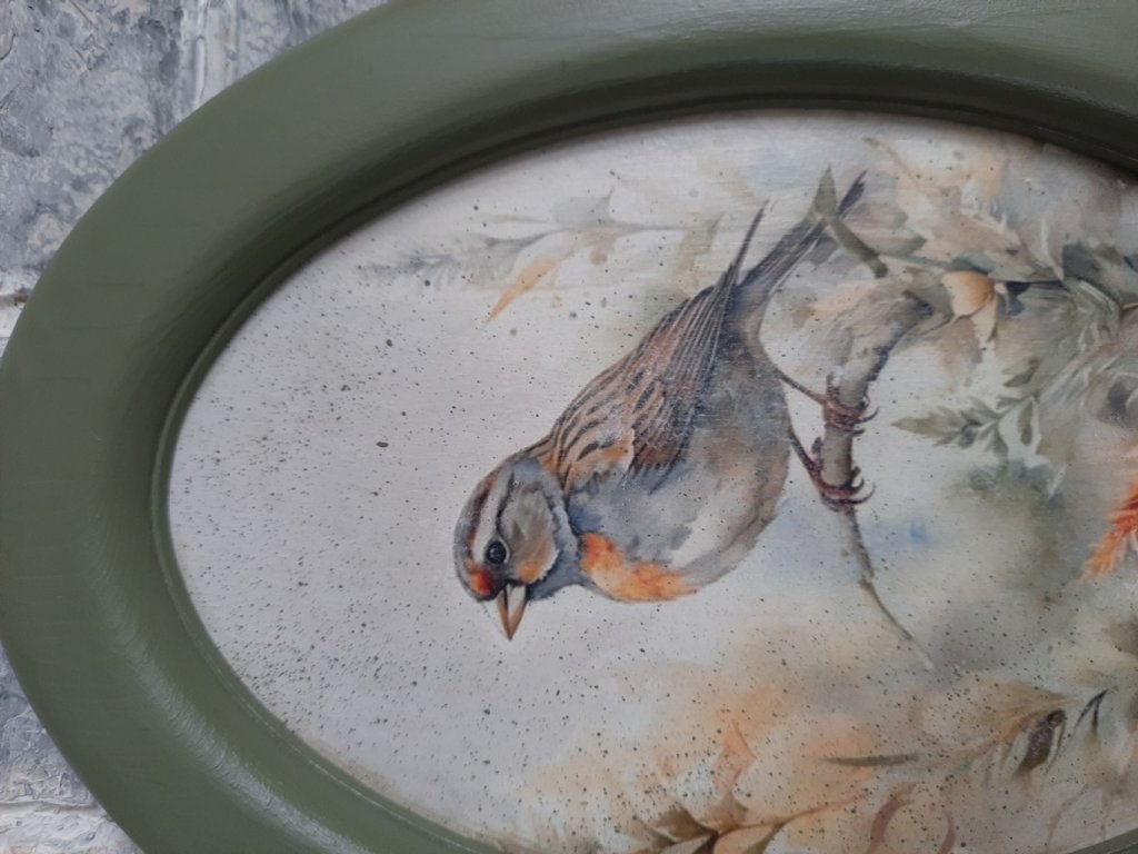 Панно интерьерное с птичкой