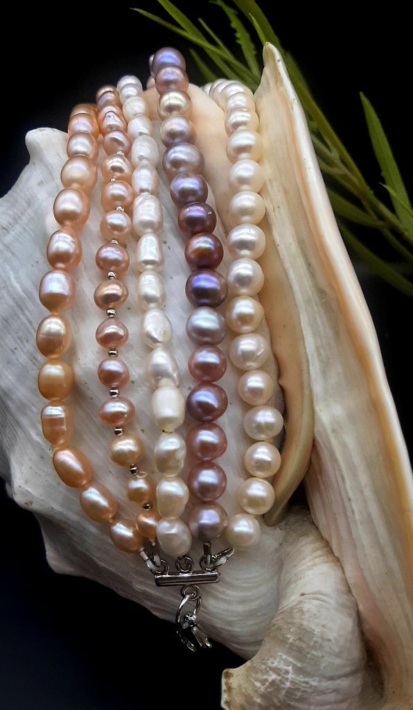 Браслет из натурального жемчуга