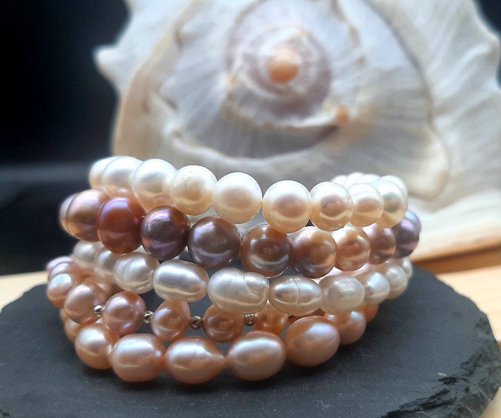 Браслет из натурального жемчуга