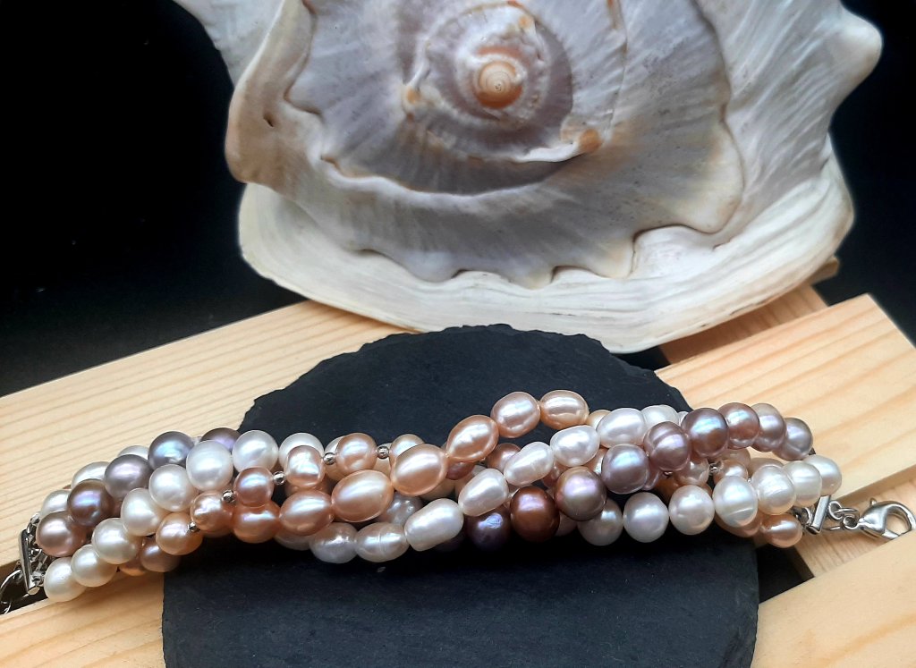 Браслет из натурального жемчуга